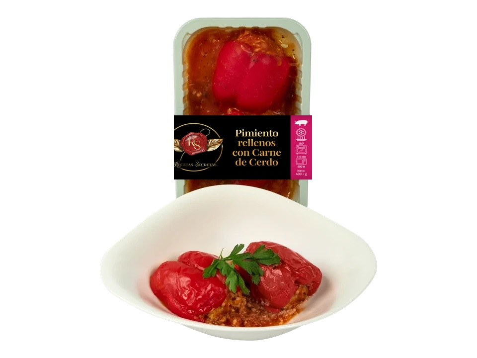Stuffed peppers with pork